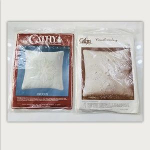 2pk New/Sealed Cathy Needlecraft Candlewicking Kit